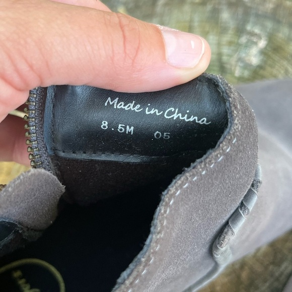 Jack Rogers Dylan Suede Booties Gray Size 8.5 - Picture 11 of 11